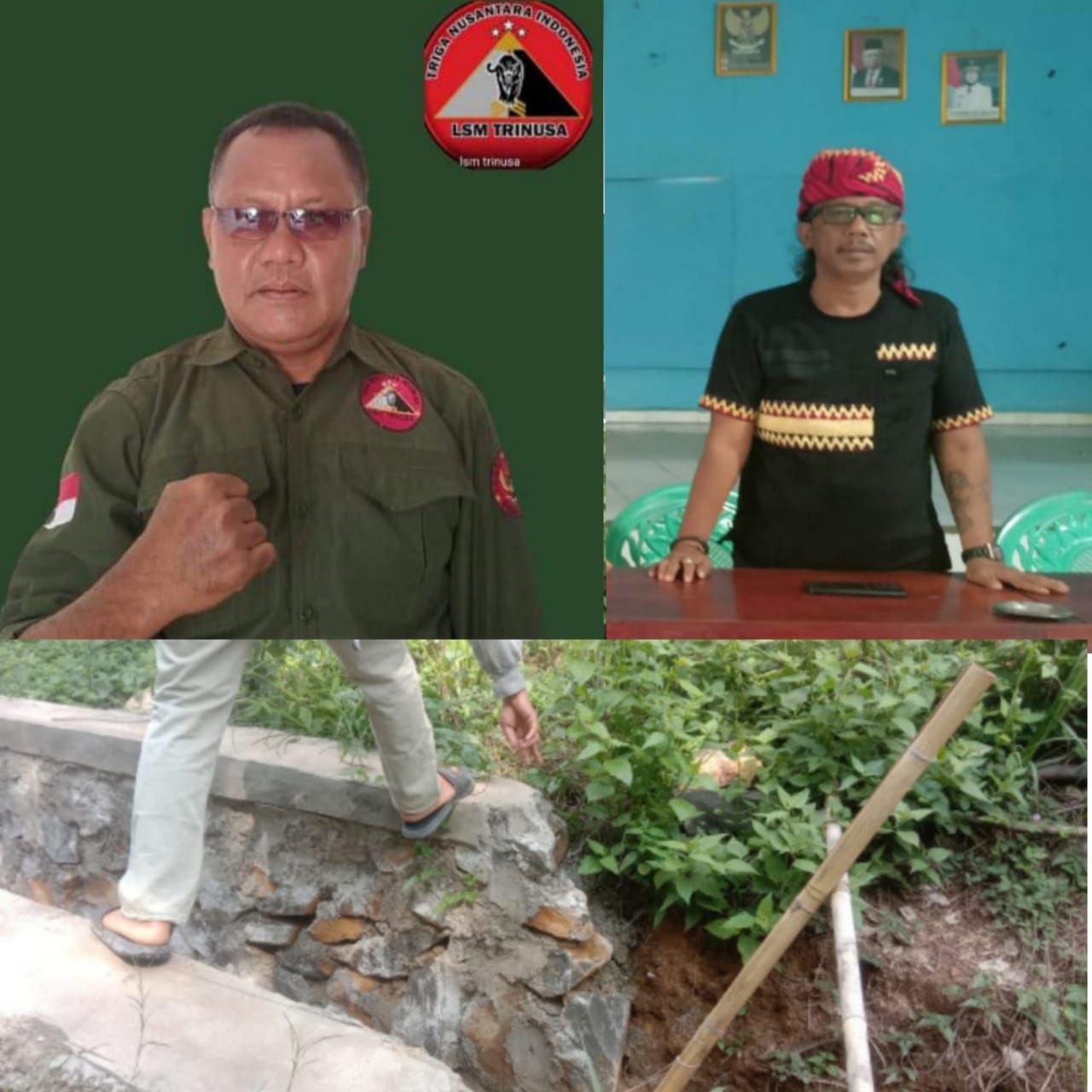 LSM Trinusa Serta LSM FKPK Tubaba Minta Dinas Terkait Segera Tinjau Lokasi Pekerjaan