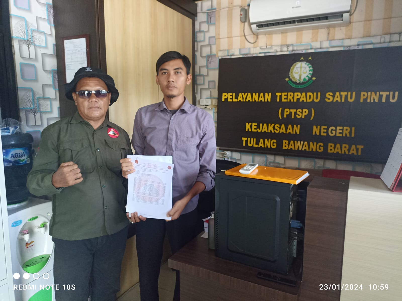 LSM Trinusa Laporkan Dinas Kesehatan Ke Kejari Tubaba Terkait LHP BPK RI Tahun 2022