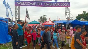 2500 Peserta Sukseskan Acara Jalan Sehat SMSI Kota Metro