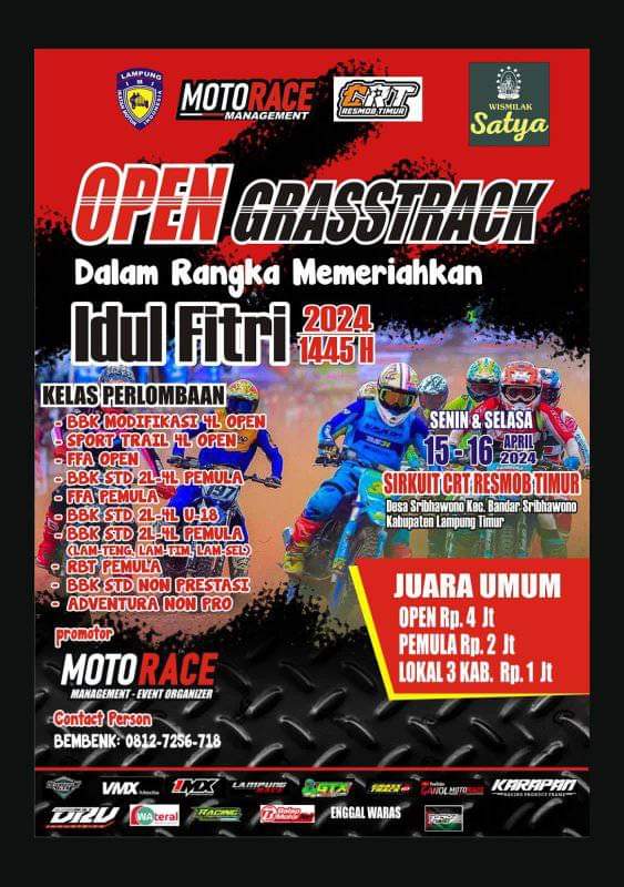Sirkuit CRT Resmob Timur, Kembali Menggelar Open Grasstrack