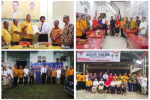 Khenoki Waruwu Mendaftar Sebagai Balon Bupati Periode 2024-2029