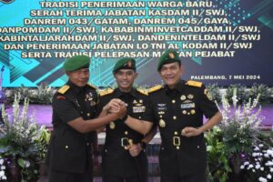 Danrem 043/Gatam Resmi Dijabat Brigjen TNI Rikas Hidayatullah, S.E., M.M.