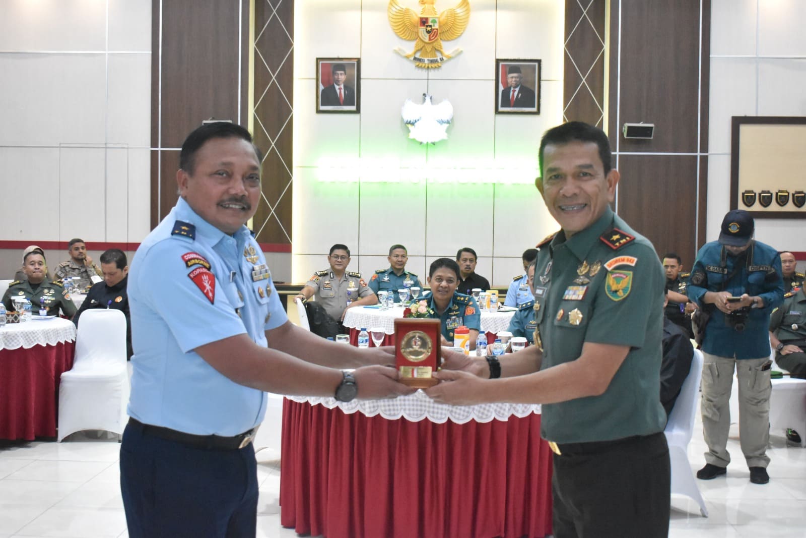 Danrem 043/Gatam Sambut Rombongan SSDN PPRA LXVI Tahun 2024 Lemhanas RI