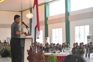 Korem 043/Gatam Dukung Penyelenggaraan Apel Dansat TNI AD Tersebar Kodam II/Swj