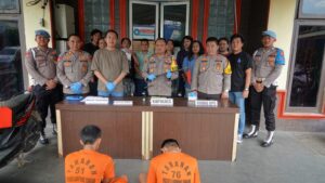 Penganiaya Sopir Truck Hingga Patah Lengan dan Luka Memar Pada Dua Kaki di Bekuk Tekab 308 Polres Lamteng