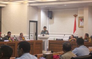 Bersama Gubernur Dan Forkopimda Provinsi Lampung, Kasrem 043/Gatam Sambut Rombongan PPRA LXVI Tahun 2024 Lemhanas RI