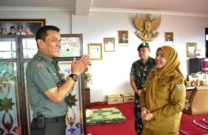 Danrem 043/Gatam Silaturahmi Ke Kantor Walikota Bandar Lampung