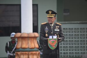 Danrem 043/Gatam Pimpin Upacara Hari Lahir Pancasila