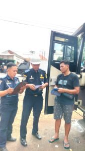 DISHUB LAMPUNG TENGAH UJI KELAYAKAN KENDARAAN PRA OPERASI