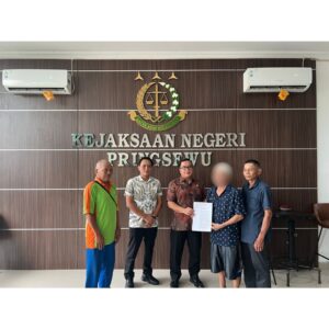 Kejari Pringsewu Hentikan 2 Penuntutan Berdasarkan Restorative Justice