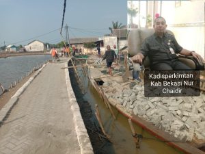 Masyarakat Pantai Bahagia Apresiasi Kepada Disperkimtan. Jalan Penghubung Kampung Blukbuk Muara Mati di Bangun