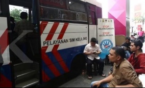 Permudahkan Pelayanan. SIM Keliling Kab Bekasi pada hari Kamis 25 Juli 2024 di Desa Sukakarya