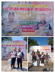 Kejuaraan Menembak “Melangkah Bersama Berprestasi” Kab. Sinjai Tahun 2024, Di Buka Kapolres Sinjai. Berikut Pemenang nya. Bravo !