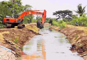 DSDABMBK Kab Bekasi Lakukan Normalisasi 360 H Lahan Pertanian yang Terancam Kekeringan