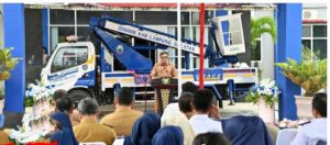 Tingkatkan Pelayanan, Mobil Skylift PJU Dinas Perhubungan Diresmikan.