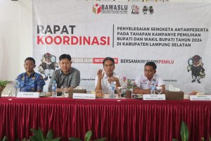 Media Massa dan Bawaslu Lampung Selatan Awasi Pemilu 2024