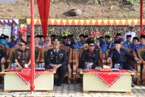 Wakapolres Tanggamus Hadiri Upacara Hari Kesaktian Pancasila di Lapangan Pemkab.