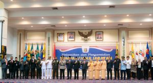 PJ Bupati Tulang Bawang Hadiri Pelantikan PJ Sekda  Provinsi Lampung