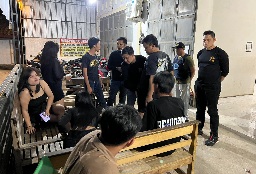 Sat Resnarkoba bersama  BNNK Lampung Timur gelar razia 