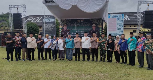 PWI Apresiasi Tabligh Akbar Polres Lampung Timur, Wujudkan Pilkada Damai dan Santun