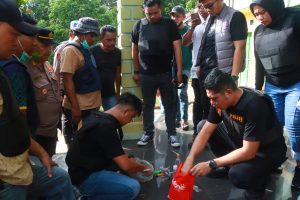 Razia Kampung Narkoba, Polres Lampung Timur Amankan Barang Bukti dan Satu Pengguna