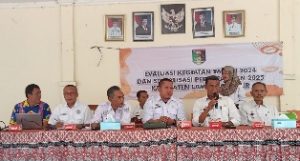 Evaluasi dan sosialisasi kegiatan perencanaan th 2024-2025. Kabupaten Lampung Timur.