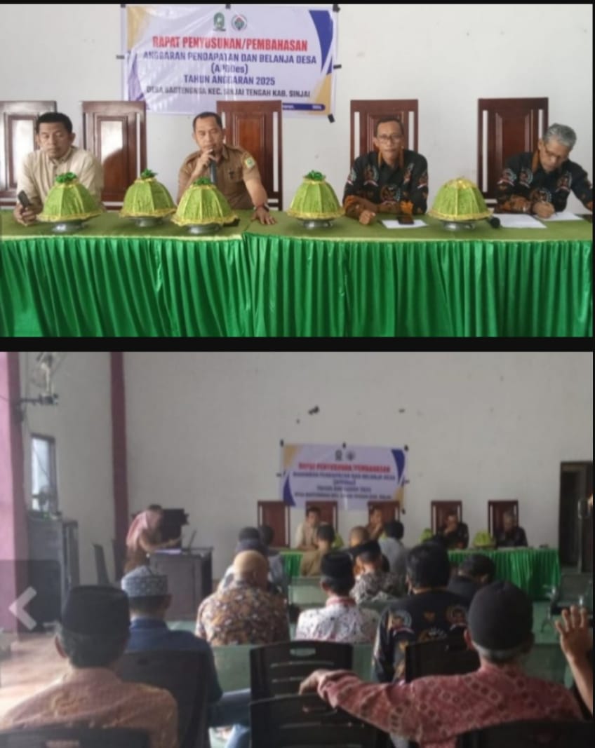 Pemdes Saotengnga Gelar Penyusunan APBDes Pokok TA 2025.