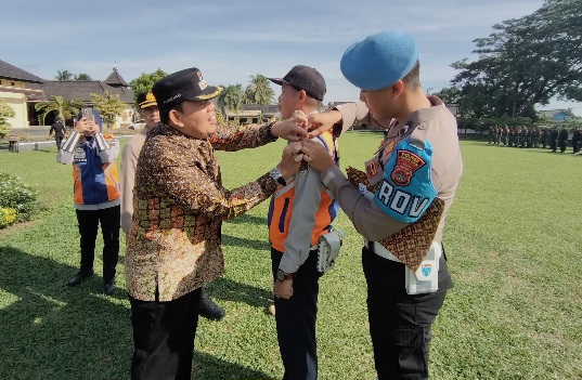 Polres Lampung Timur Libatkan 251 Personel Gabungan pada Operasi lilin krakatau 2024 Nataru