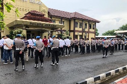 Mitigasi Pelanggaran,Kapolres Serang Kumpulkan Personel Pemegang Senpi