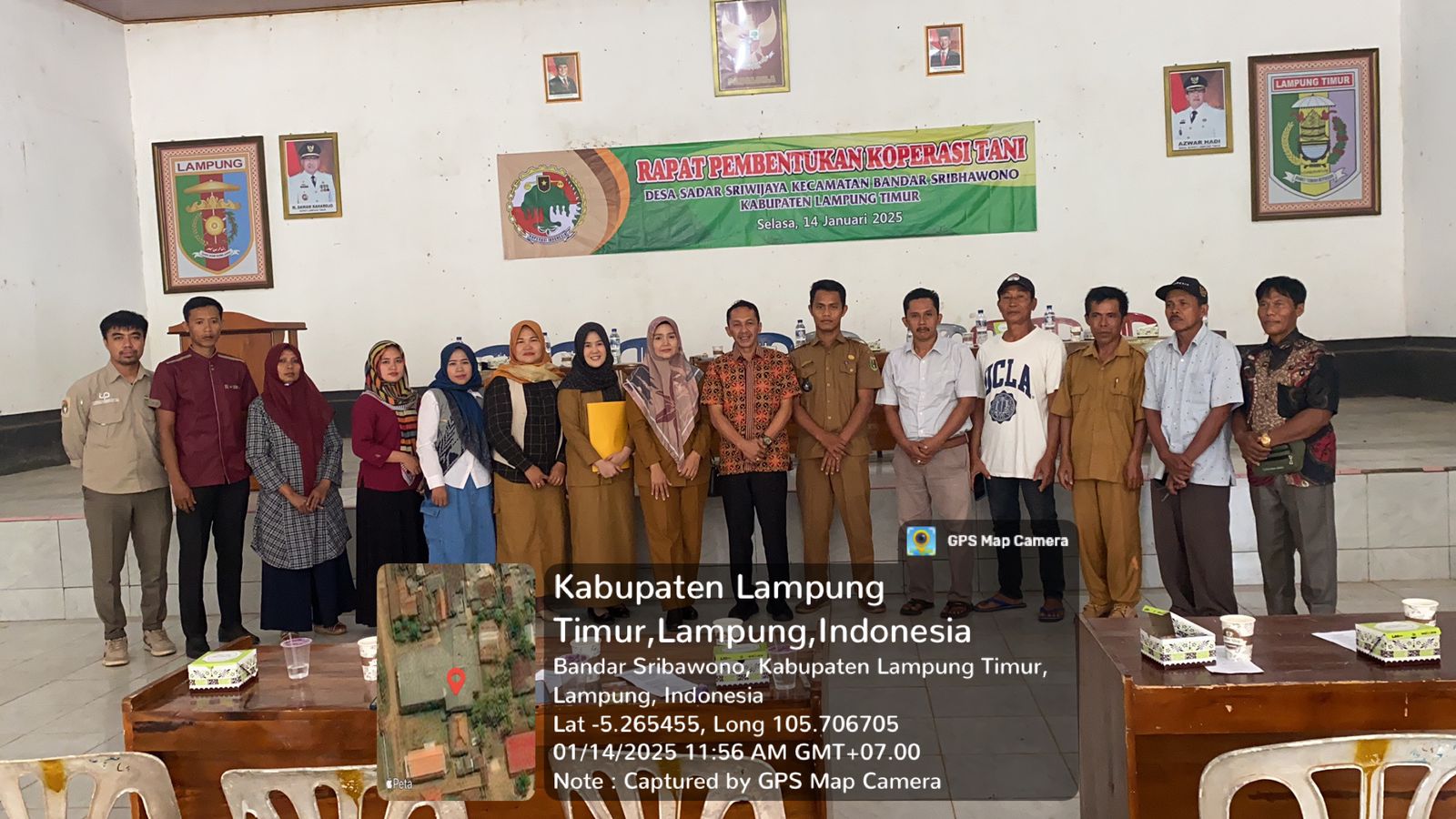 Pembentukan Koperasi Tani Sadar Sriwijaya sukses digelar.