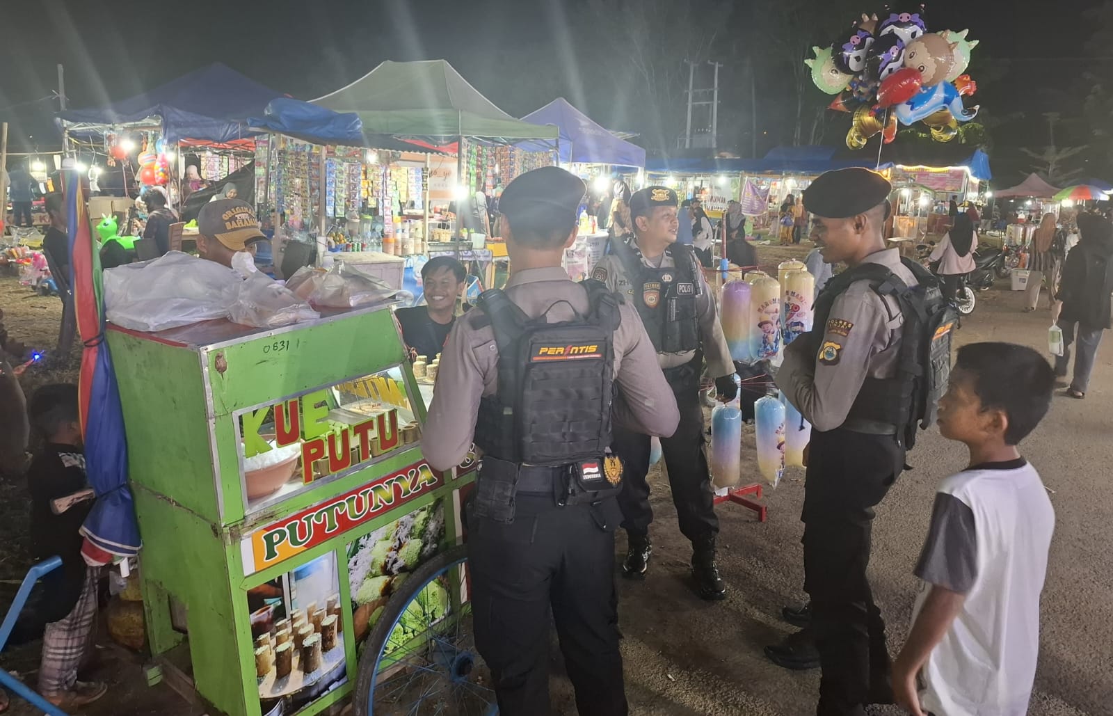 Cegah Guantibmas, Satuan Samapta Polres Sinjai Intens Gelar Patroli Malam
