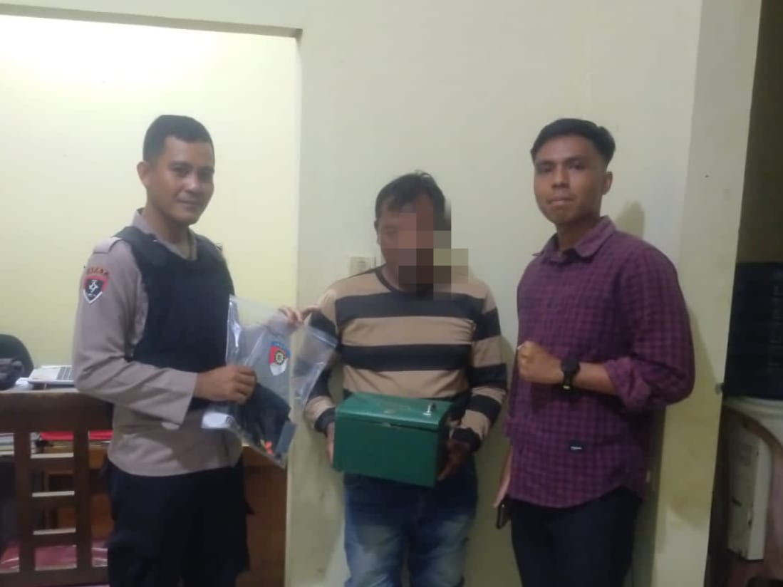 Polsek Way Bungur Amankan Pencuri Kotak Amal, Mengaku Beraksi di Banyak Tempat