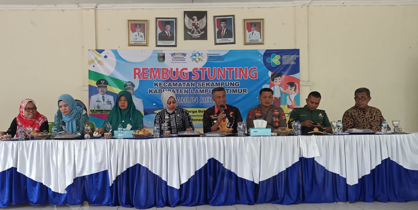 Dinas P3AP2KB Lampung Timur adakan rembuk stunting di Kecamatan Sekampung.