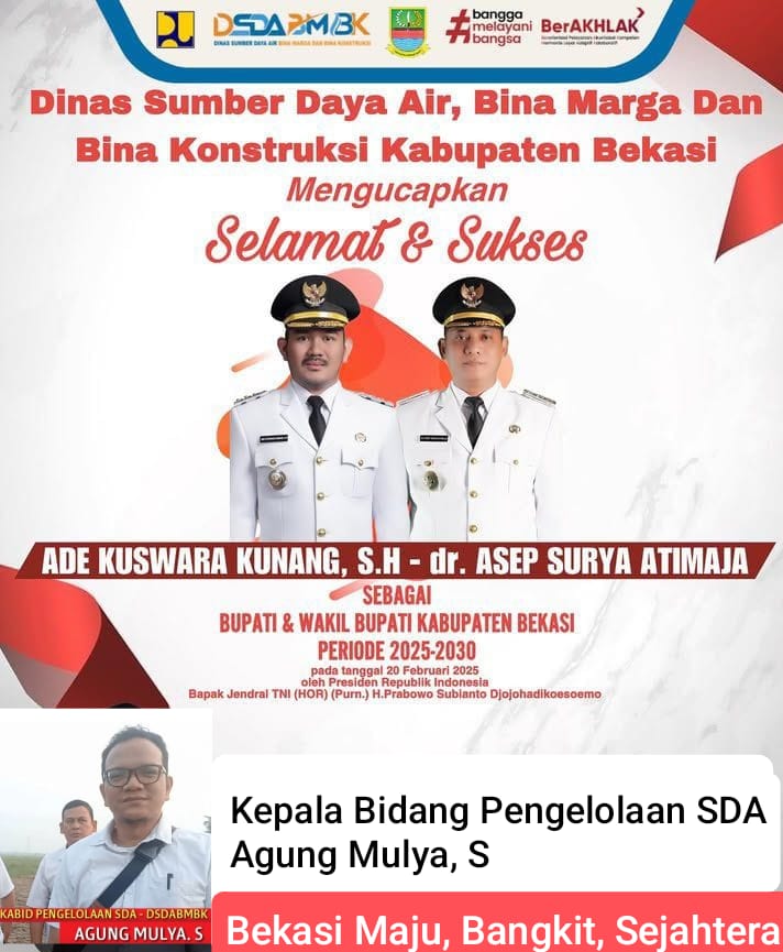Dinas Sumber Daya Air,Bina  Marga dan Bina Kontruksi  Kabupaten Bekasi 