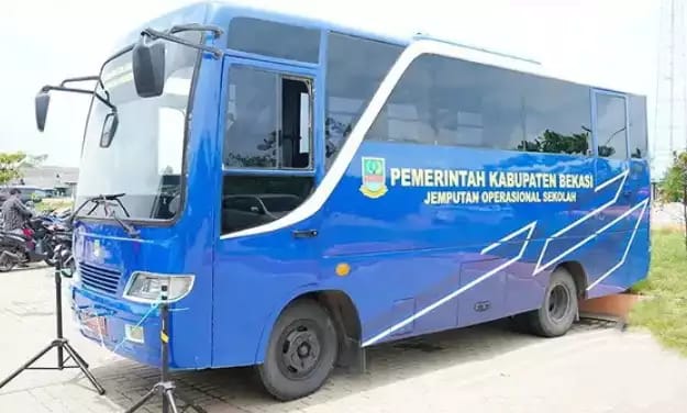 Dishub Kabupaten Bekasi Luncurkan Bus Sekolah Antar Jemput Pelajar