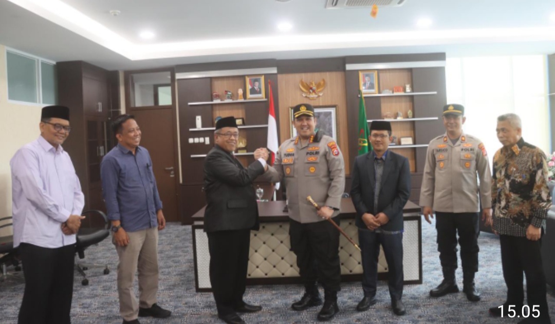 Kapolresta Serang Kota silahturahmi ke Kampus Universitas Islam Negeri.