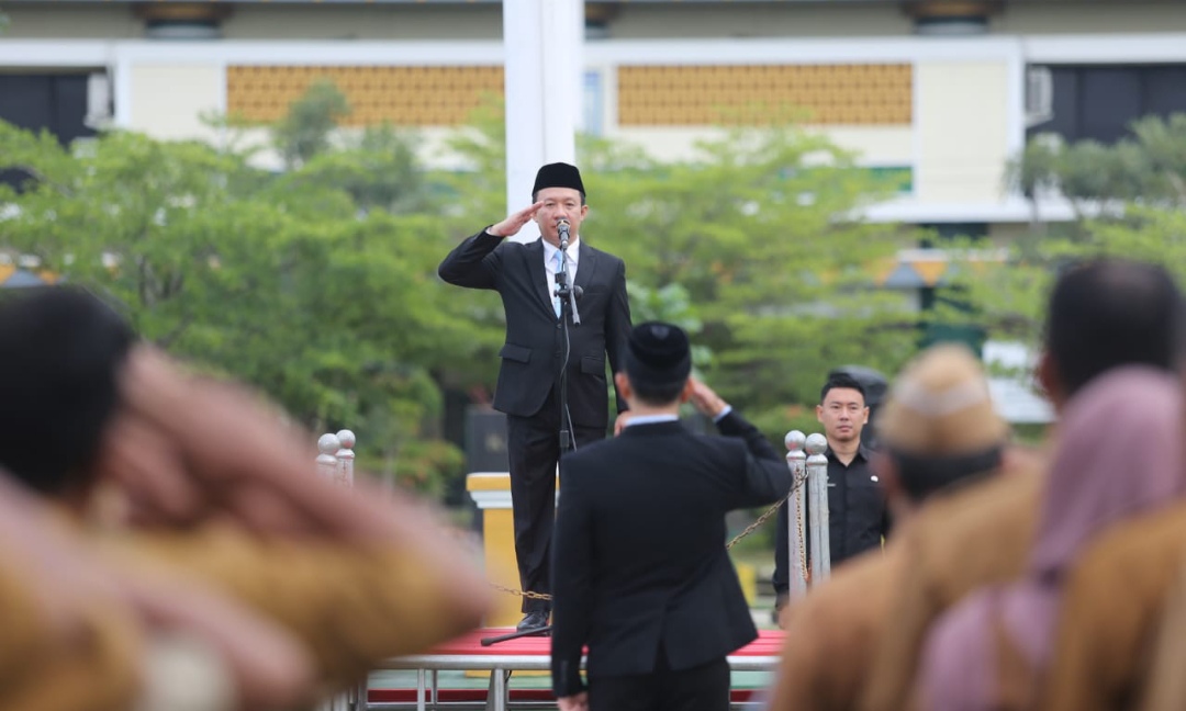 Terakhir Pimpin Apel, Pj Bupati Pringsewu Pamitan Sekaligus Ingatkan ASN Tingkatkan Kompetensi