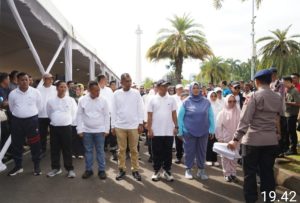 Bupati dan Wakil Bupati Pringsewu Terpilih Lakukan Gladi Persiapan Pelantikan di Monas