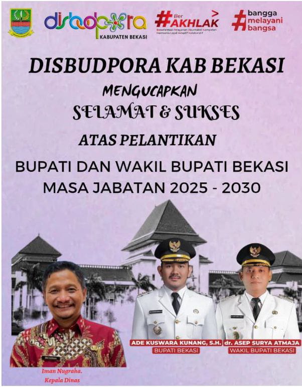 Iklan Disbudpora Kabupaten Bekasi 