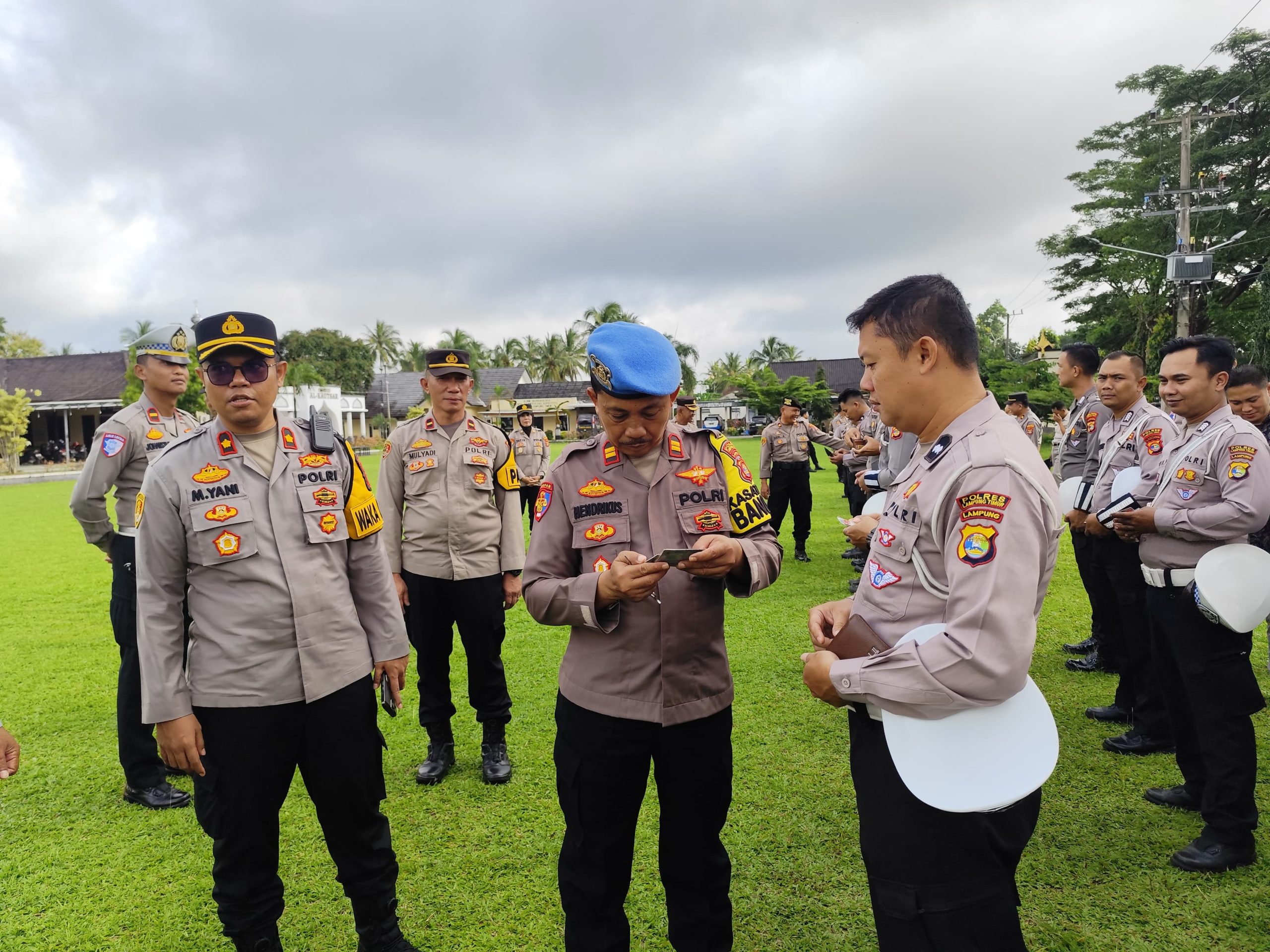 Jelang Ops Ketupat 2025, Si Propam Polres Lampung Timur Gelar Gaktibplin