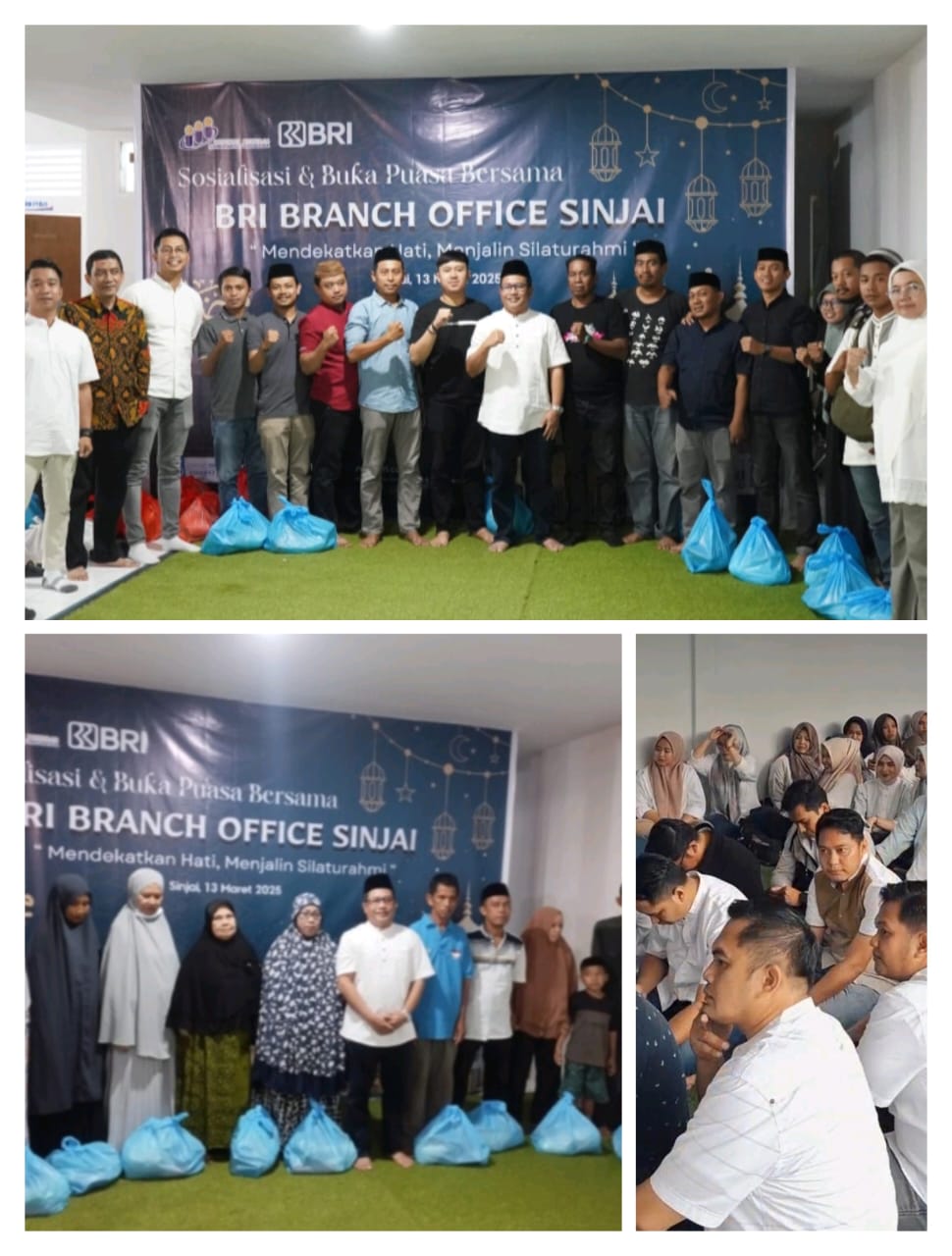 Ramadhan 1446 H, PINCA BRI Sinjai Bagi Sembako Kepada Warga Kurang Mampu, Bentuk Kepedulian Sesama.