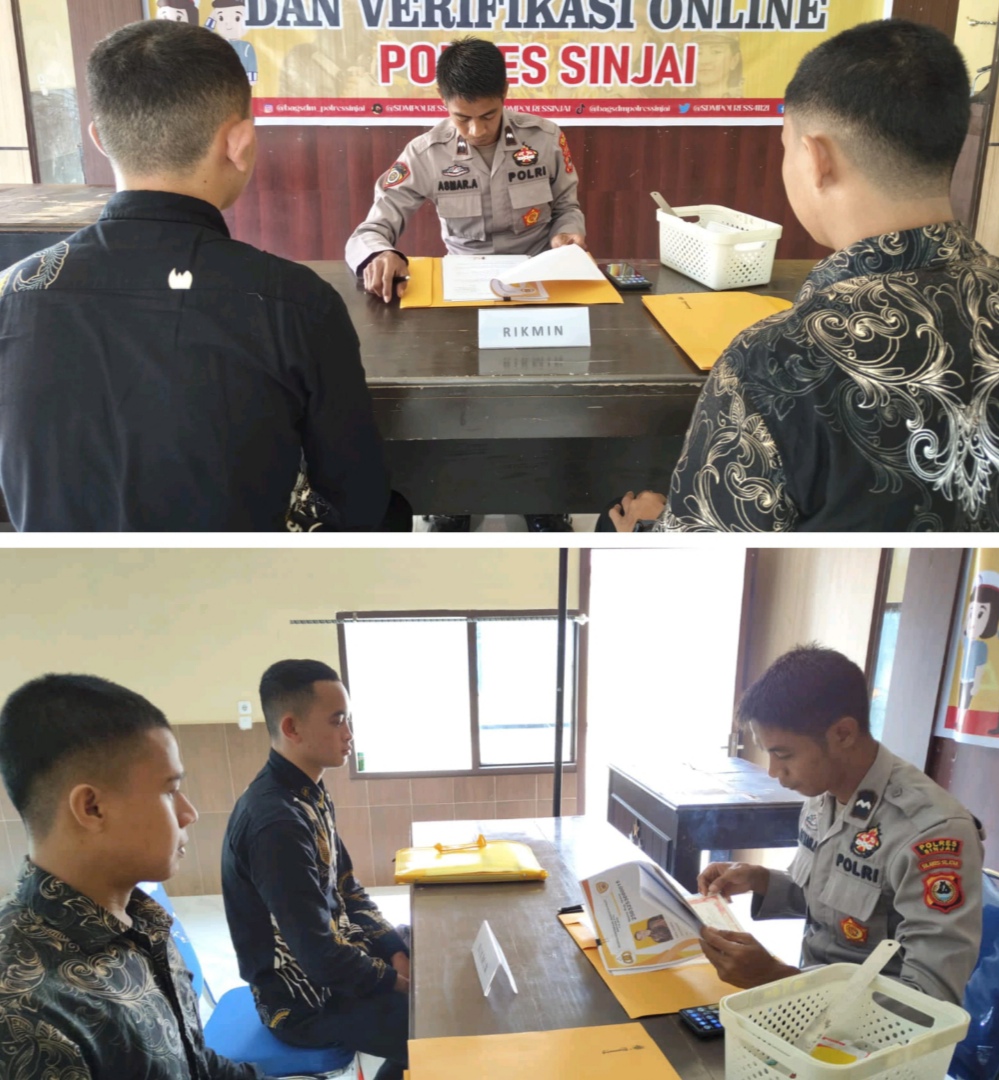 Bagian SDM Polres Sinjai Buka Layanan Pendaftaran Calon Anggota Polri.