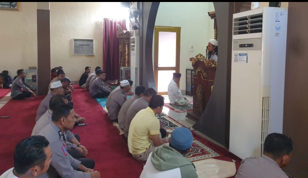 Tingkatkan Keimanan di Bulan Suci Ramadhan, Polres Sinjai Gelar Binrohtal.
