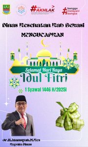 DINAS KESEHATAN KAB. BEKASI MENGUCAPKAN SELAMAT HARI RAYA IDUL FITRI 1446 H