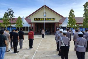 Polres Sinjai Gelar Apel Siaga, Jaga Kamtibmas Selama Libur Lebaran Idul Fitri 1446 H.