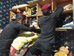 Rutan Sukadana Gelar Razia Gabungan Bersama BNNK Di Seluruh Kamar Napi