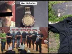 Satuan Resmob Polresta Serang Kota  amankan terduga pelaku  pembunuhan disertai Mutilasi