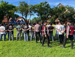 Polresta Serang Kota gagalkan aksi Tawuran Pelajar, Lakukan Dimtaq (Disiplin iman dan taqwa)