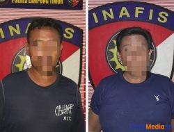 Polres Lampung Timur Menggerebek Arena Judi Sabung Ayam dan Dadu Koprok