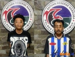 Edarkan Obat Terlarang, 2 Warga Lamtim Ditangkap Polisi